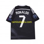 Camisolas de futebol Real Madrid Cristiano Ronaldo 7 2014 Retro Criança Equipamento 3ª Manga Curta